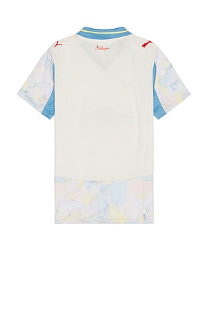 Puma Select x Kidsuper Jersey Replica in White,Baby Blue