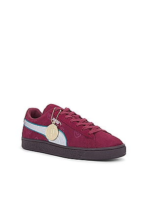 Puma Select x One Piece Suede in Burgundy