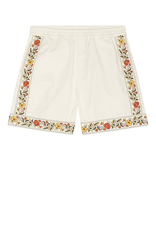 Found Kantha Floral Work Shorts Found