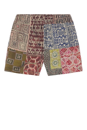 Found Watercolor Mosaic Work Shorts Found