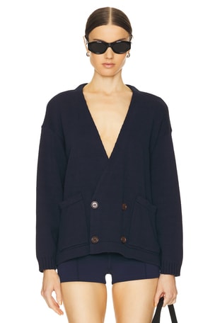 Double Breasted Knit Cardigan Found