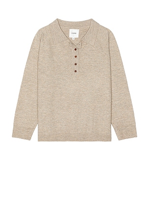 Hay Collared Knit Henley Found