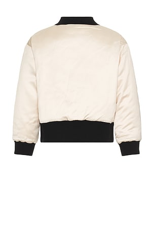 Found Daman Satin Jacket in Cream