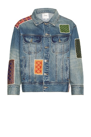 Kantha Patchwork Denim Trucker Jacket Found