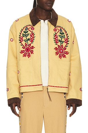 Hand Embroidered Paisley Motif Work Jacket Found