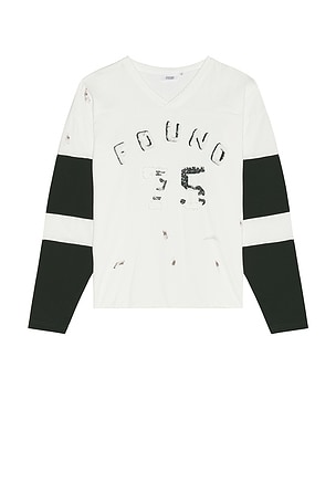 Found Distressed Long Sleeve Team Jersey Found