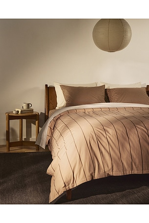 Parachute Pillow Percale Sham Set in Red