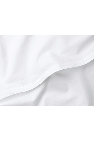 Parachute Percale Pillowcase Set in White