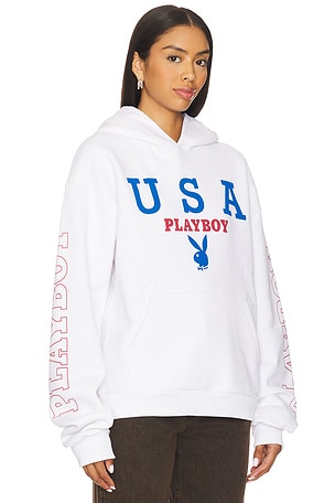Playboy USA Hoodie in White