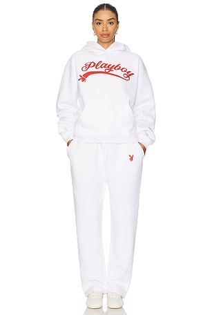 Logo Hoodie and Sweatpant Set Playboy