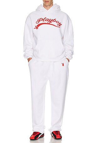 Logo Hoodie and Sweatpant Set Playboy