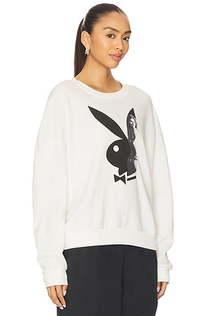 Playboy sudadera bunny shadow en color blanco