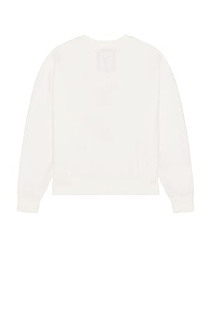 Playboy Bunny Shadow Sweatshirt in White