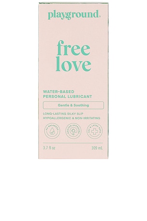 Playground Free Love Extra Gentle Water-based Personal Lubricant.