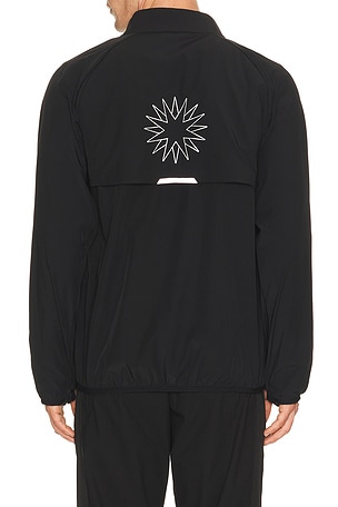 Paradise Zero Padded Front Zip Jacket in Black