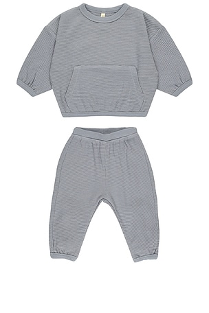 Kids Waffle Slouch Set QUINCY MAE