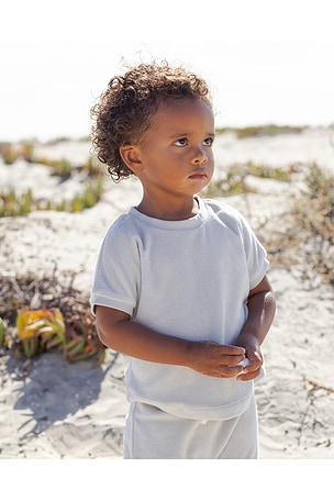 QUINCY MAE Terry Tee & Pant Set in Blue