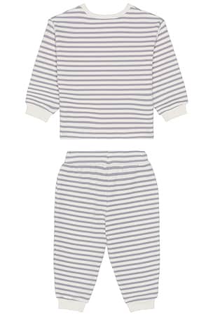 Quency mae conjunto pijama cozy en color blanco