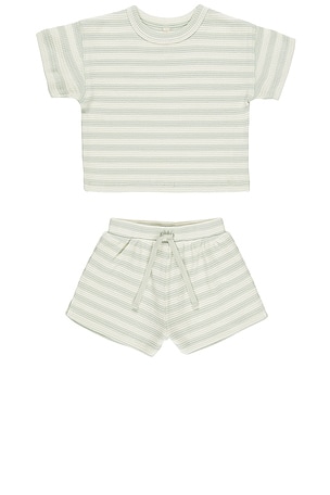 Kids Waffle Tee & Short Set QUINCY MAE