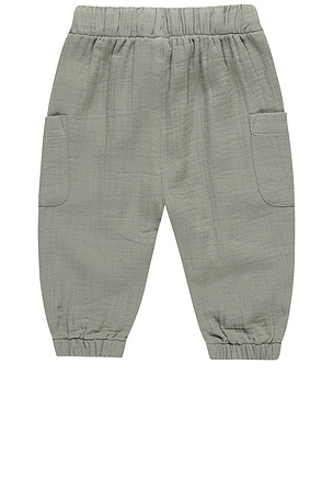 QUINCY MAE Kids Luca Pant in Sage