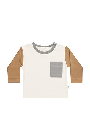 Kids Long Sleeve Pocket Tee QUINCY MAE