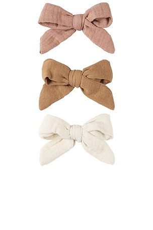 Kids Bow W. Clip 3 Pack QUINCY MAE