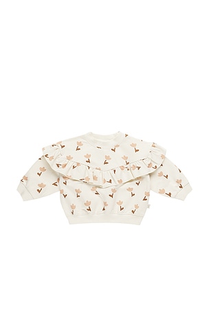 Kids Ruffle Fleece Sweatshirt QUINCY MAE