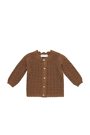 Kids Scalloped Cardigan QUINCY MAE