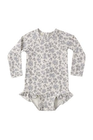 QUINCY MAE Olivia Rashguard One Piece in Grey