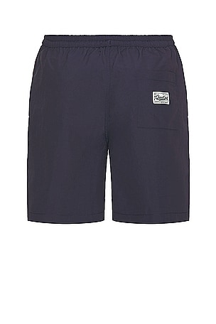 Quiet Golf Badge Nylon Shorts in Blue