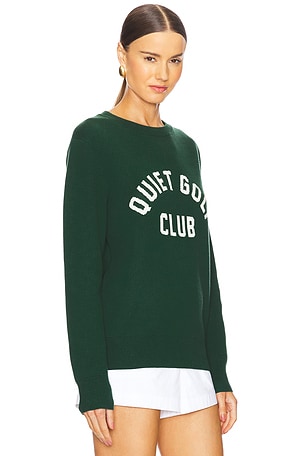 Quiet Golf Qgc Jaquard Sweater in Green