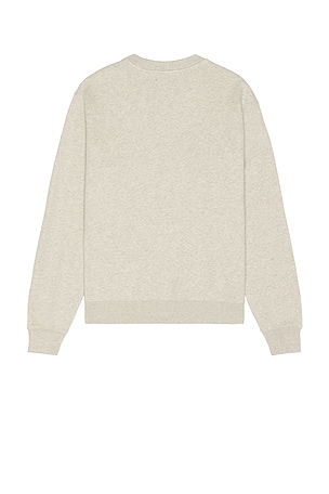 Quiet Golf Invitational Crew Neck Sweatshirt in Light Grey