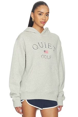 Quiet Golf USA Hoodie in Grey