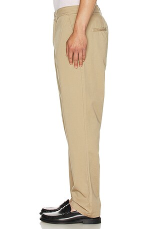 Quiet Golf Monogram Chino Pant in Beige
