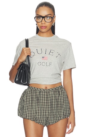 USA T-Shirt Quiet Golf
