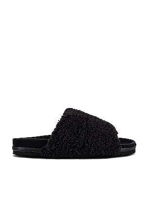 Fuzzy discount slides black