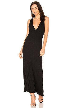 Rachel Pally Rib Luc Dress in Black Rib | REVOLVE