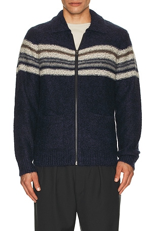 Seldon Full Zip Cardigan Rails