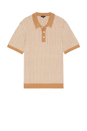 Royce Knit Short Sleeve Polo Rails