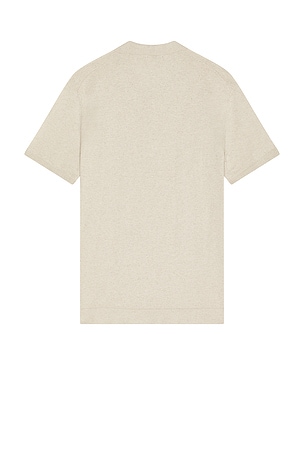Rails Cillian Short Sleeve Polo in Cream