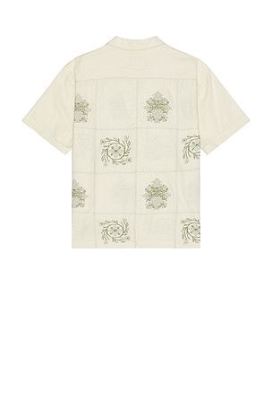 Rails Clairo Camp Shirt in Cream