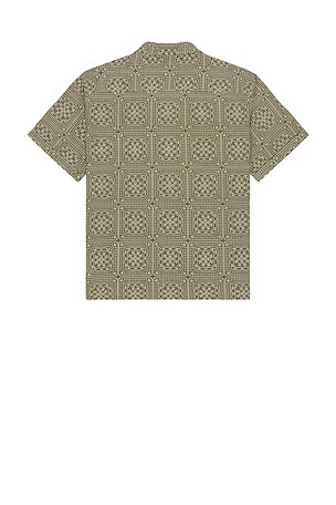 Rails Tyler Camp Collar Shirt in Sage