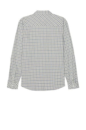 Rails Vance Long Sleeve Shirt in Blue,Grey