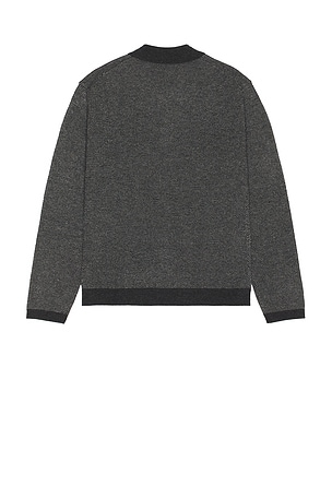 Rails Anders Long Sleeve Polo in Grey