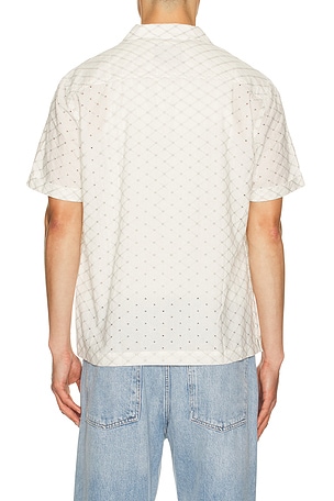 Rails Tyler Camp Collar Shirt in White. Size XL/1X. Also