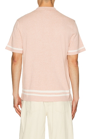 Rails Leo Camp Collared Shirt in Rose