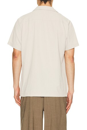 Rails Amalfi Camp Collared Shirt in Grey