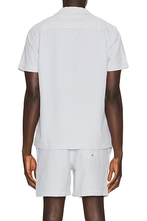 Rails Amalfi Camp Collared Shirt in Sage