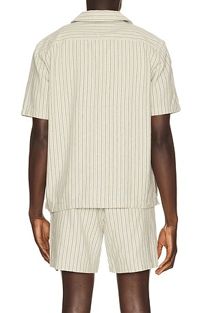 Rails Ely Short Sleeve Shirt in Cream