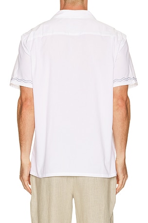 Rails Gibson Short Sleeve Shirt in White